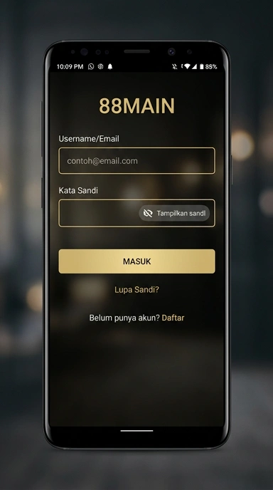 Panduan Login Akun 88main untuk Pengguna Android