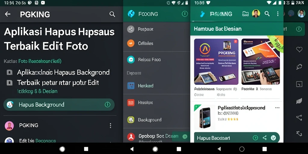 Screenshot PGKING menampilkan antarmuka pengguna yang sederhana dan mudah digunakan.